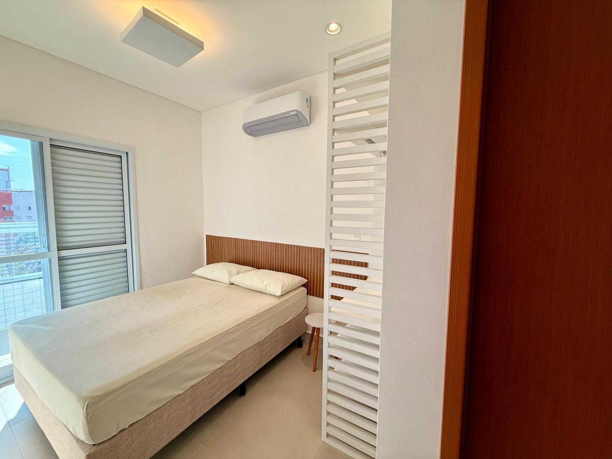 Toninhas 4 Min A Pe Ate A Praia, Piscina, Churrasqueira E Ar Condicionado Apartamento *